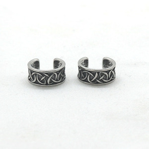 yunnique <b>Cuff</b> <b>Earrings</b> Titanium Steel Geometric Design Party Style Men Women Ear Clips - Product Image 1