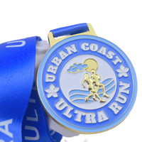 Médailles de course 3D personnalisées par le fabricant pour la course amusante AUS Mullaloo Sunset Coast, médailles de course en trail de cross-country, médailles de finisseur