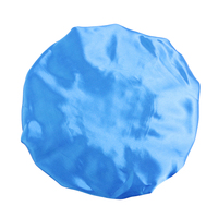 Chapeaux de nuit à bas quantité minimale de commande Plusieurs couleurs Chapeaux Logo personnalisé Bonnets de cheveux en satin élastique de grande taille