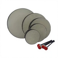 6 Inch 8 Inch 10Inch Hand Drum Musical Percussion Handdrum Wood Frame Toy Education Musical Instrument