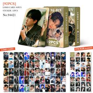 Tarjeta <span class=keywords><strong>LOMO</strong></span> del Último Álbum de Stray Kids, Estrella del K-Pop 2025, Actualmente en Venta, Bienvenido a Ordenar, Tarjeta Fotográfica, 92 Piezas/caja - Product Image 3