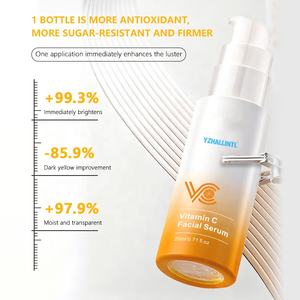 Suero Facial Orgánico para <span class=keywords><strong>el</strong></span> Cuidado de la Piel Natural, Blanqueador, Reafirmante, con Vitamina C, Ácido Ascórbico, Antioxidante - Product Image 2