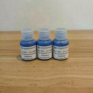 ไมโครสเฟียร์คาร์บอกซิลโพลีสไตรีนสีแดง สีเขียว สีน้ำเงิน เก็บรักษาสีได้ดีสำหรับการตรวจจับด้วยภาพ - Product Image 1