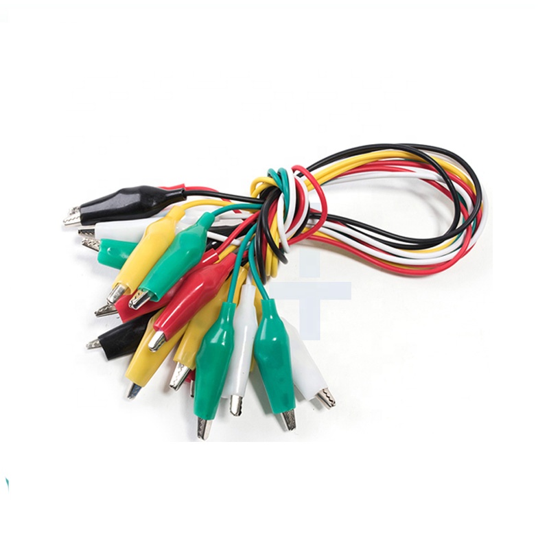 Набор тестовых проводов JIALUN с зажимами типа крокодил, 5 шт., двухсторонние кабели с зажимами типа крокодил