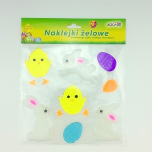 <strong>Easter</strong> Rabbit Gel <strong>Sticker</strong> with UV Printing - Product Image 2
