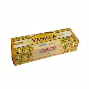 Bastoncini d'Incenso Tulasi Vaniglia Floreale, Confezione Doppia da 6 Unità, Aromatici Indiani Profumati al Bambù per Tutte le Stagioni - Product Image 3