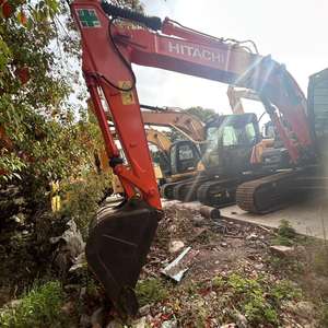 Excavatrice sur chenilles Hitachi ZX120 d'occasion, 12 tonnes, capacité de la benne de 0,52 m, machine de terrassement de construction, moteur, pompe, roulement pour - Product Image 3