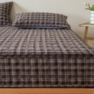100% Coton 720 °   Protège-<span class=keywords><strong>matelas</strong></span> matelassé respirant à fermeture éclair, <span class=keywords><strong>housse</strong></span> <span class=keywords><strong>de</strong></span> lit 6 faces pour usage domestique et hôtelier, drap-<span class=keywords><strong>housse</strong></span> intégral - Product Image 2