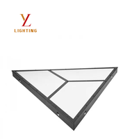 Lumière LED triangulaire à film souple AC 220V 30W RGB pleine couleur, effet personnalisé, contrôle DMX512 pour discothèque - Température de fonctionnement de -40 à 80°C
