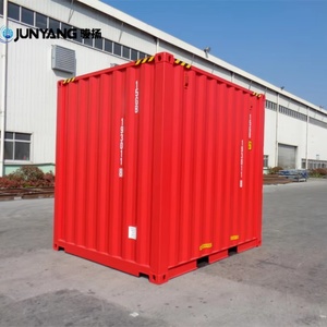 Conteneur de stockage portable pour marchandises sèches de 10 pieds, mini-conteneur d'expédition 10HC en acier Corten certifié CSC, marque JUNYANG - Product Image 1