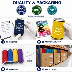 Funda de Neopreno Personalizada para Latas de Cerveza de 12oz, Portavasos Plegable con Impresión por Sublimación, Venta al Por Mayor para Promociones OEM - Product Image 6
