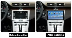 Автомобильный радиоприемник Android 11 для VW Passat B6 B7 CC Magotan 2011- 2015 WIFI Carplay