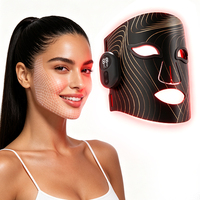 Masque facial laser infrarouge personnalisé de qualité supérieure en silicone certifié 510K, de qualité alimentaire, pour usage domestique