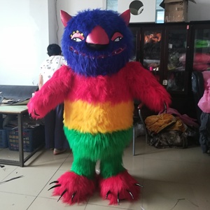 Nuevo disfraz de Mascota de monstruo colorido hecho a medida para espectáculo al aire libre - Product Image 2