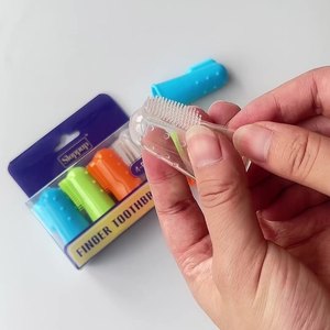 Kit de cepillo de dientes <span class=keywords><strong>para</strong></span> mascotas de 4 colores a <span class=keywords><strong>precio</strong></span> de fábrica | Diseño de dedo suave | <span class=keywords><strong>Limpieza</strong></span> dental <span class=keywords><strong>para</strong></span> <span class=keywords><strong>perros</strong></span> y gatos - Product Image 5