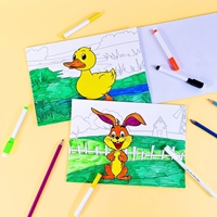 Nouveau livre d'autocollants laser DIY fait main, autocollants de puzzle de ferme de dessins animés pour enfants, arts et artisanat, jouets éducatifs