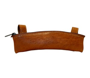 Handcrafted Genuine Leather Saddle Seat Cover <b>Pouch</b> for Motorcycle Bike Vintage Rider Storage Bag Durable Leather Accessory - Product Image 1