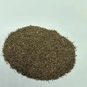 Foglio di vermiculite orticolo giallo scuro ad espansione ad alta temperatura foglio di vermiculite media smerigliatura isolamento vermiculite