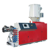 Máquina para Fabricar Lonas Flexibles de Vinilo PVC Industrial |   Línea de Producción de Láminas de Plástico por Extrusión de Doble Tornillo para Láminas Publicitarias