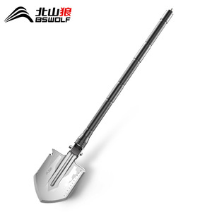Multi Function Shovel Outdoor Survival Folding Manganese Steel Anti Slip D Grip Handle Extendable Pole Camping Fishing - Product Image 4