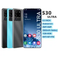 Smartphone celular s30 ultra desbloqueado, celular android, com cartão sim duplo, identificação de digitais