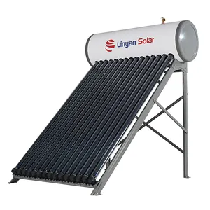 LINYAN pemanas air tenaga surya 150l, pemanas air tenaga surya tekanan tinggi bahan baja tahan karat untuk Eropa dengan keymark