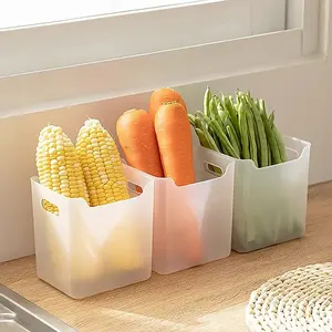 All'ingrosso scatole di immagazzinaggio frigorifero cucina frutta verdura fresca-scatola di conservazione <span class=keywords><strong>frigo</strong></span> porta laterale contenitore Organizer <span class=keywords><strong>accessori</strong></span> - Product Image 3