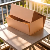 Boîte pliante personnalisable en carton gris, écologique, réutilisable et recyclable, style livre, avec fermeture magnétique, pelliculage mat et gaufrage