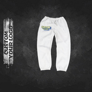 Poids lourd hommes coton Vintage surdimensionné doublé écologique respirant pantalons de survêtement Logo personnalisé blanc épais Joggers mi pantalon - Product Image 3