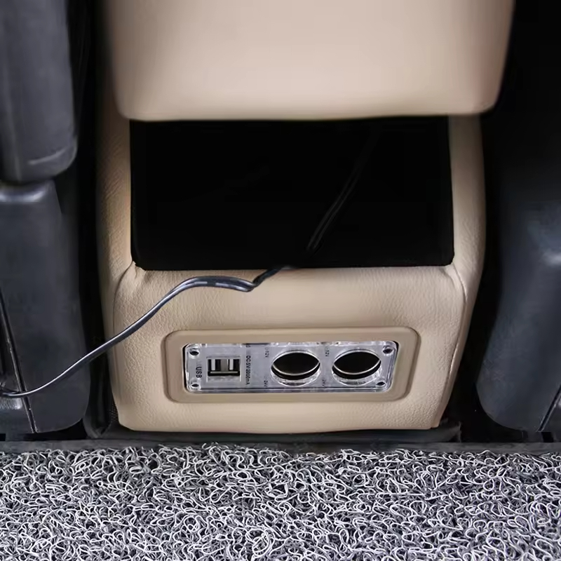 Factory Wholesale Toyota Universal Car Cup Holder ABS Armrest Box with Fridge Storage and USB Charge