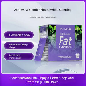 เพอร์ซีค 40 เม็ด ยาลดไขมั<span class=keywords><strong>น</strong></span>กลางคื<span class=keywords><strong>น</strong></span> ผสมสารสกัดจากใบวาซาบิ-ช่วยให้นอนหลับลึกและเผาผลาญไขมันสำหรับผู้ใหญ่ 2 เม็ดต่อวัน - Product Image 2