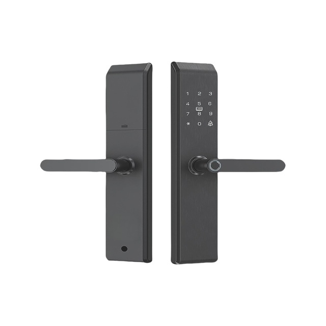 KK Smart Lock Digital Door Lock with Fingerprint & Password Memory Card Alloy Steel for Steel/Wood Doors Room Door Lock