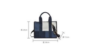 <span class=keywords><strong>Sac</strong></span> fourre-tout en jean brodé avec lettres, style patchwork, à porter à l'épaule ou à la main, pour femme - Product Image 6
