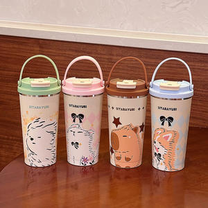 ขวดน้ำเก็บความร้อนซิทารายูริ 560 มล. พร้อมที่กรองชา พกพาสะดวกสำหรับใช้ในสำนักงานและโรงเรียน - Product Image 5