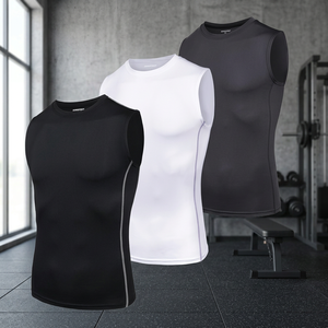 Débardeur athlétique respirant pour homme, séchage rapide, pour entraînement, gym, sans manches, tee-shirt musculaire léger, course à pied, fitness - Product Image 2