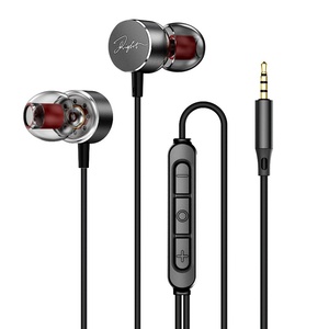 <span class=keywords><strong>Auriculares</strong></span> con <span class=keywords><strong>cable</strong></span> de 3,5 mm con micrófono, <span class=keywords><strong>auriculares</strong></span> intrauditivos estéreo deportivos con graves, <span class=keywords><strong>auriculares</strong></span> con control en línea para música, para <span class=keywords><strong>iPhone</strong></span>, deportes, juegos y música - Product Image 4