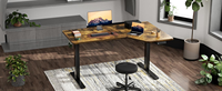 Bureau debout ergonomique moderne de haute qualité, convertible, extensible et réglable, avec moteur unique, structure métallique pour bureau