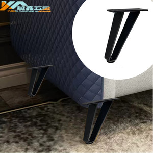 Furniture Legs Metal Support 13cm 15cm 18cm <b>For</b> Sofa Couch Cabinet Coffee <b>Table</b> <b>Bed</b> TV Unit - Product Image 1
