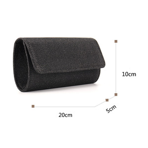 Sac de soirée élégant en acrylique scintillant imperméable avec chaîne, accessoire de mariage, anniversaire, fête, banquet, doublure en polyester - Product Image 6