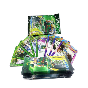 Tarjetas de Juego de Lujo Personalizadas de Alta Calidad, Tarjetas de PVC con Lámina Dorada Brillante, Embalaje de Plástico Personalizado, Tarjetas Coleccionables, Tarjetas de Fútbol Match Attack - Product Image 5