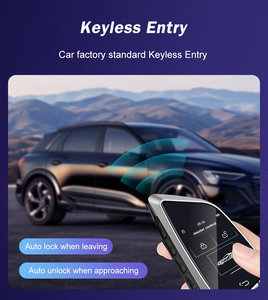 Cf588 phổ LCD chìa khóa thông minh cho động cơ bắt đầu/dừng xe ô tô sửa đổi Keyless nhập điều khiển từ xa Xe chìa khóa điện tử - Product Image 4