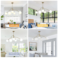 Moderne Nordique Encastré Globe LED Lustres Pendentif Lumières Lampe pour Salle À Manger Salon Maison Chambre Bureau Restaurant