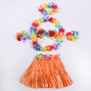 Costumi a tema spiaggia gonna in erba monostrato alla moda hawaiana con gonna in erba Sexy da donna - Product Image 6