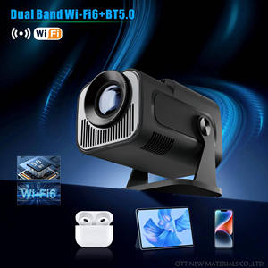 HY320มินิ LCD 1080P บ้านแอนดรอยด์11สมาร์ท4K โปรเจคเตอร์ HD แบบพกพาหน้าจอ - Product Image 4