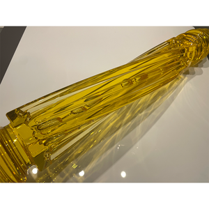 Su misura di lusso oro decorativo acrilico scala in plastica trasparente acrilico corrimano balaustre per Villa moderna personalizzata - Product Image 4