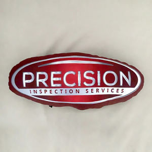 Pequeña funda de almohada de color rosa cálido Logotipo de diseñador personalizado Cojines de cama de prensa de calor Fabricante de cojines de marca de lujo - Product Image 4