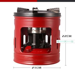 Réchaud à kérosène manuel en acier inoxydable, réchaud de camping en plein air pour 2 à 4 personnes - Product Image 2