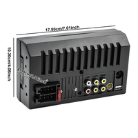 Autoradio BQCC 7 pouces double DIN IPS MP5 avec CarPlay sans fil, Android, FM, Mirrorlink, lecteur multimédia vidéo, Bluetooth, écran de voiture