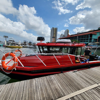 Easy craft – bateau de pêche en aluminium, bateau de pêche en mer salée, à vendre, 9m, 30 pieds de profondeur, coque de ponton en V soudée, 900