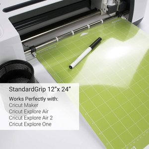 Tapis <span class=keywords><strong>de</strong></span> coupe adhésif à prise en tissu pour <span class=keywords><strong>machine</strong></span> <span class=keywords><strong>de</strong></span> découpe <span class=keywords><strong>de</strong></span> vinyle Tapis <span class=keywords><strong>de</strong></span> coupe rose 12x24 1 paquet - Product Image 3